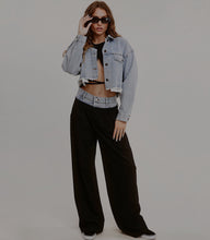 Load image into Gallery viewer, Billie Denim Pinstripe Trousers