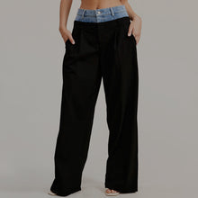 Load image into Gallery viewer, Billie Denim Pinstripe Trousers