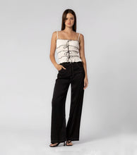 Load image into Gallery viewer, Azure Black Satin Pants