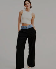 Load image into Gallery viewer, Billie Denim Pinstripe Trousers