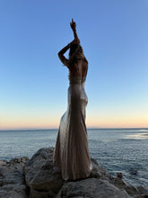 Load image into Gallery viewer, Crescent Taupe Sequin Dress