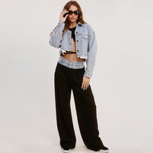 Load image into Gallery viewer, Billie Denim Pinstripe Trousers