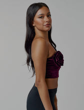 Load image into Gallery viewer, Roses Velvet Bustier