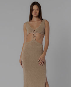 Golden Hour Taupe Maxi
