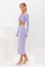 Load image into Gallery viewer, Haze Cutout Maxi Set in Lavender