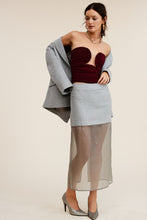 Load image into Gallery viewer, Catalina Bustier Top in Merlot