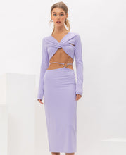 Load image into Gallery viewer, Haze Cutout Maxi Set in Lavender