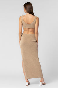Golden Hour Taupe Maxi