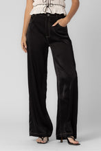 Load image into Gallery viewer, Azure Black Satin Pants