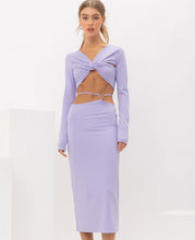 Load image into Gallery viewer, Haze Cutout Maxi Set in Lavender
