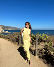 Load image into Gallery viewer, Sunday Yellow Frill Dress