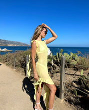 Load image into Gallery viewer, Sunday Yellow Frill Dress