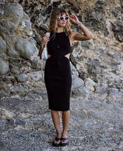 Load image into Gallery viewer, Astar High Neck Midi Dress