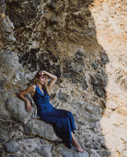 Load image into Gallery viewer, Midnight Silhouette Maxi Dress