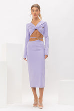 Load image into Gallery viewer, Haze Cutout Maxi Set in Lavender