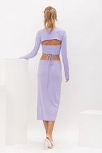 Load image into Gallery viewer, Haze Cutout Maxi Set in Lavender