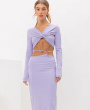 Load image into Gallery viewer, Haze Cutout Maxi Set in Lavender