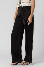 Load image into Gallery viewer, Azure Black Satin Pants