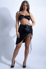 Load image into Gallery viewer, Honest Satin Ties Set in Black