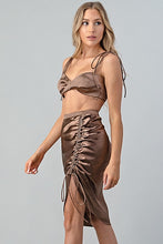 Load image into Gallery viewer, Honest Satin Ties Set in Mocha