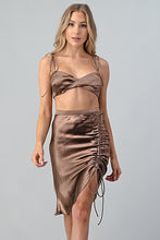 Load image into Gallery viewer, Honest Satin Ties Set in Mocha