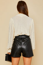 Load image into Gallery viewer, Determined Crochet Knit Sweater in Ivory
