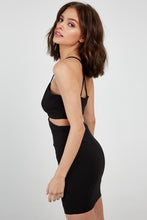 Load image into Gallery viewer, Attract Cutout Dress in Black