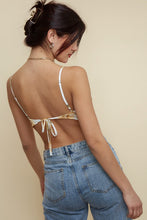 Load image into Gallery viewer, White Floral Satin Lace Top