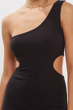 Load image into Gallery viewer, Hourglass Mini Dress in Black