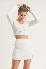 Load image into Gallery viewer, Sunday Textured Knit Set in White