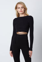 Load image into Gallery viewer, Humble Ties Ribbed Knit Sweater in Black