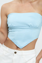 Load image into Gallery viewer, Elevate Scarf Top in Sky Blue