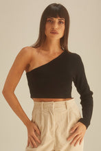 Load image into Gallery viewer, Soul Shoulder Sleeve Top in Black
