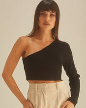Load image into Gallery viewer, Soul Shoulder Sleeve Top in Black