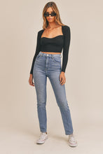 Load image into Gallery viewer, Basic Edge Knit Top in Black