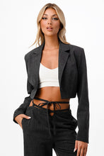 Load image into Gallery viewer, Cascade Charcoal Cutout Trousers