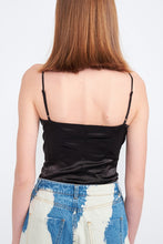 Load image into Gallery viewer, Matte Satin Bodysuit in Black