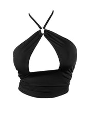 Load image into Gallery viewer, Divine Halter Top in Black