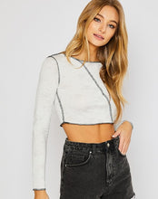 Load image into Gallery viewer, White Floral Burnout Top