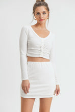 Load image into Gallery viewer, Sunday Textured Knit Set in White