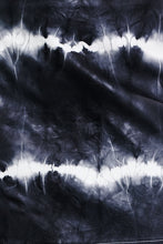 Load image into Gallery viewer, Black Edge Bleached Leather Skirt