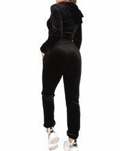 Load image into Gallery viewer, Dream Velvet Lounge Set in Black