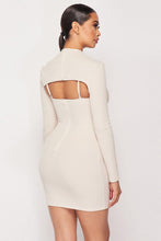 Load image into Gallery viewer, Impact Ribbed Shrug Dress in Cream