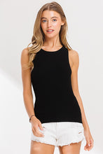Load image into Gallery viewer, Arzia Tank Top in Black