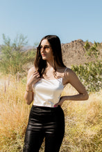 Load image into Gallery viewer, Venice Satin Top in Ivory