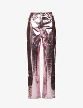 Load image into Gallery viewer, Lupe Pink Metallic Trousers