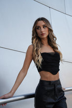 Load image into Gallery viewer, Mindful Mesh Corset Top in Black