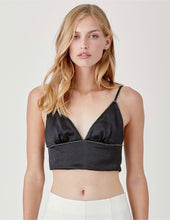 Load image into Gallery viewer, Night Satin Crystal Top