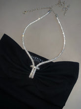 Load image into Gallery viewer, Noir Crystal Halter Top in Black