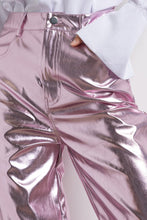 Load image into Gallery viewer, Lupe Pink Metallic Trousers